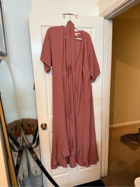 Hutch Dusty Rose Wrap Dress
